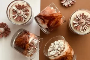 Vela marmorizada passo a passo: o segredo do efeito artístico perfeito